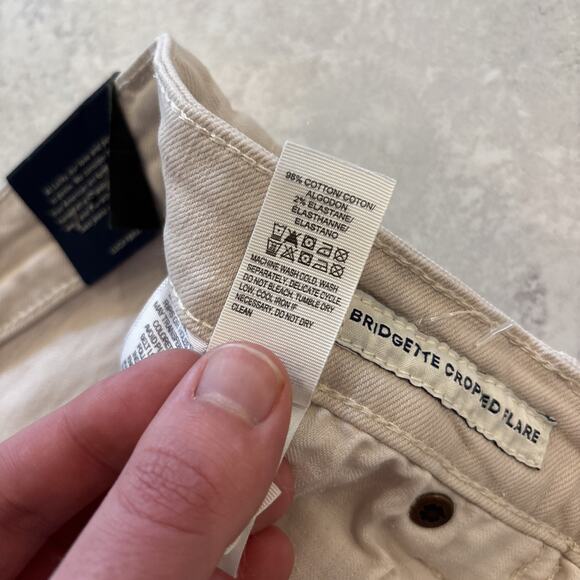 Lucky Brand Bridgette Women's Jeans Cropped Flare Leg Denim Light Pink Sz 31/26 - Picture 5 of 6